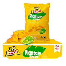 Load image into Gallery viewer, Lime Plantain Chips - 30 Packs 3oz