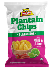Load image into Gallery viewer, Chile-Lemon Plantain Chips - 30 packs 3oz
