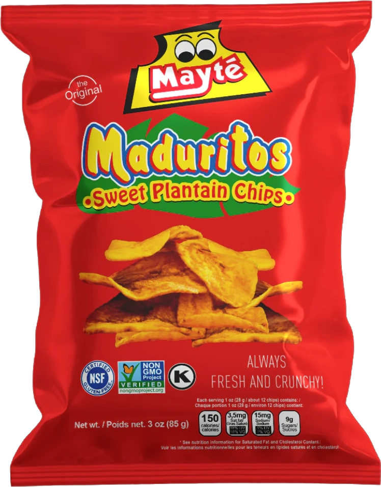 Sweet Maduritos Plantain Chips - 30 Packs 3oz